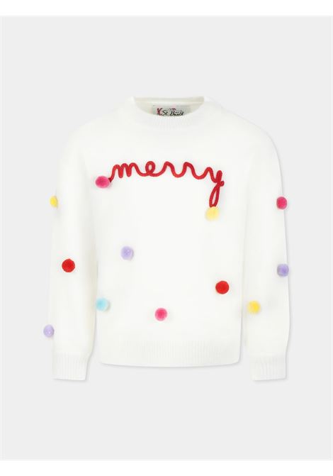 Pull con stampa SAINT BARTH | JESS001 JESSIE JR001958GSTRETCHMERRY10EMBPATCH